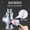 Válvula de Descarga para Vaso Sanitário, Válvula Tipo Acionamento Manual, Válvula de Saída de Água para Vaso Sanitário de Agachamento, Acionador de Descarga Exposto, para Banheiros Públicos, Marca Lixin