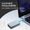 Adaptador C a C, adaptador USB 4.0, transmisión a velocidad de luz de 40 Gbps, adaptador macho tipo C