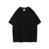 Transfronterizo Ag280G Pesado Suelto Oversize Moda Marca Versátil Estudiante Algodón Puro Cuello Redondo Manga Corta Camiseta Camisa Publicitaria