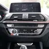 Adesivo Decorativo para Saída de Ar do Controle Central em Fibra de Carbono para BMW X3X4G01G02G08 Acessórios de Modificação Interna do Carro