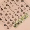 Redanco Nuevo Avión 3D Popular Pegatinas para Uñas Caricatura Corazón Pintado a Mano Lindas Pegatinas para Uñas Dh-909