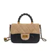 Nuevos Bolsos de Otoño e Invierno 2025 para Mujer, Bolsos Clásicos Acolchados con Cadena de Nicho, Bolsos Cuadrados Pequeños de Hombro Único Diagonales de Gama Alta