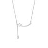 Collar de Plata Esterlina 925 Sonrisa Diseño Nicho para Mujer Lujo Ligero Collar de Alta Gama Cadena para Clavícula para Mujer Simple Elegante