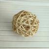 Palha rattan pássaro bola de brinquedo água grama bola bola papagaio pé coelho hamster animal de estimação mordida bola de brinquedo