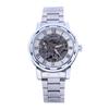 Reloj impermeable de moda para hombre, reloj mecánico automático para hombre, resistente al agua, con correa de acero hueca, reloj de negocios de moda para hombre.