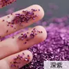 Fragmentos para Uñas de Hot-selling Transfronterizo Múltiples Capas Galvanizados DIY Gotas de Cristal Pegamento Relleno de Grava Pintura de Porcelana Cristalina Arenas Arena Plateada