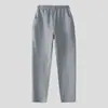 Pantalones de chándal azul marino y negro para niños, primavera y otoño, para niños y niñas, gris oscuro, gris claro, con puños, engrosados, pantalones de uniforme escolar para niños