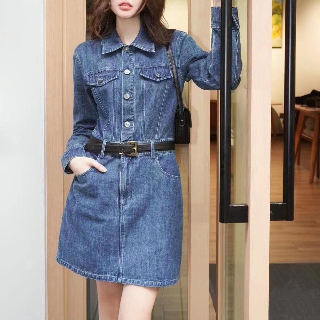 牛仔连衣裙   蓝色 S2  M2  L2