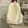 Mochila de estrela de desenho animado para estudantes do ensino médio feminino, estilo coreano, moderna e estilosa, grande capacidade, mochila de nicho para estudantes do ensino fundamental