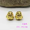 Pulsera de Aleación con Budas Maitreya Sonrientes de Doble Cara y Cuentas de Nube, Accesorios para Joyería Hecha a Mano DIY con Cuentas, Venta al por Mayor