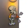 Imán de nevera acrílico de Bob Esponja, creativo, lindo, alto valor estético, pegatina magnética giratoria para nevera, linda pegatina decorativa