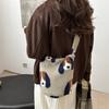Outono e inverno pelúcia lã de cordeiro estilista casual grande capacidade novo nicho bolsa de ombro crossbody estilo preguiçoso moderno bolsa balde