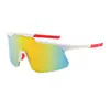 Gafas de Sol Reflectantes Personalizadas para Ciclismo al Aire Libre Bicicleta de Carretera Deportes Ciclismo Nocturno para Mujeres con Montura Cuadrada y Redonda de Moda Aspecto Adelgazante