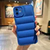 Nueva chaqueta de plumón de 15 colores sólidos simple para iPhone16PROMAX Apple 12/13 carcasa de silicona líquida 11