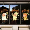 Nuevas Pegatinas de Halloween LabbuCloth para Vidrio de Ventana Estilo Lindo 3D Decoración de Escena de Tienda Atmósfera Pegatinas Electrostáticas