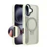 Adequado para Apple 15 iPhone 15 Resistente a Manchas Botão AI Sensor Câmera Suporte Magnético Sensação de Pele Capa de Celular Dois em Um