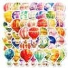 50 Pegatinas Creativas de Graffiti de Globo Aerostático, Pegatinas de Graffiti Transfronterizas de Amazon, Pegatinas Decorativas Impermeables
