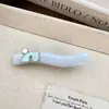 Horquilla de Cuero Color Macarrón Coreana de Nicho Pinza de Pato Dulce Moda Pinza para Flequillo Pinza Lateral Accesorios para el Cabello Tocado para Mujeres