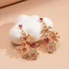 Collar de Cadena para Suéter con Colgante de Flor Copo de Nieve Calado Incrustado de Diamantes de Lujo Accesible Europeo y Americano Otoño e Invierno Exquisito Retro Palacio Collar de Gama Alta para Mujer