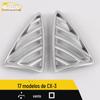Adequado para 17 CX-3 pequena saída de ar moldura decorativa CX-3 painel de instrumentos de controle central painel de saída de ar acessórios de remendo brilhante
