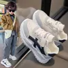 Sapatos Versáteis para Meninas, Novos Modelos de Primavera, Tênis Esportivos Infantis, Tênis da Moda para Meninas, Tênis Estilo "Dad Shoes" para Crianças Maiores, Tênis Tendência Forrest Gump