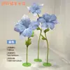 Tienda de flores de papel gigantes a gran escala Meichen decoración de boda accesorios de boda diseño de ventana productos de flores de papel falsas hechas a mano