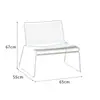 Silla de Comedor Nórdica para el Hogar, Silla de Diseño Estilo Vintage, Silla de Ocio Popular en Cafés de Internet para Balcón Exterior