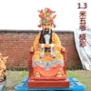 A estátua de Wuye é dedicada à estátua de Buda de plástico reforçado com fibra de vidro em resina de grande escala do Monte Wutai 88cm 1,1m 1,3m Rei Dragão Guangji