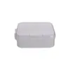 Caixa Plástica Transparente PP Caixa de Armazenamento para Pó de Marshmallow e Cushion de Ar Caixa Vazia Caixa Quadrada Pequena Portátil com Tampa Caixa para Pincel de Pó