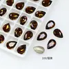 Rhinestones para Decoración de Uñas Color Amarillo Humo Cristal Dongzhou Colección Color Café Melard de Alta Calidad Accesorios de Uñas de Repuesto Huazi