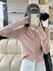 Cardigã de tricô grosso e único de duas peças com decote V para mulheres, novo estilo outono e inverno, blusa de manga comprida, macio e aconchegante