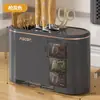 Estante de Almacenamiento de Cocina Multifuncional para Uso Doméstico, Estante Grande para Almacenamiento de Condimentos, Caja de Condimentos, Soporte para Palillos y Cuchillos Todo en Uno