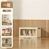 Armário Dobrável de Armazenamento Sem Instalação para Casa Sala de Estar Quarto Guarda-Roupa Cozinha Armário de Camadas Múltiplas para Diversos Itens Armário de Armazenamento de Plástico Espessado