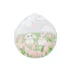 Esponja para Polvos Fijadores Xixi, Almohadilla de Terciopelo, Superficie de Terciopelo para Polvos Sueltos, Polvo Miel, Polvera Compacta Fijadora, Esponja de Maquillaje, Engrosada y No Absorbe Demasiado Polvo