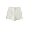 Shorts Tricotados Femininos Doce e Picante com Trança, Outono e Inverno, Bainha de Renda Costurada, Versáteis, Emagrecedores, Que Moldam o Quadril, Hot Pants