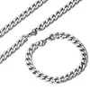 Marca de Moda Europea y Americana Simple Acero de Titanio Nk Collar de Pareja Masculino y Femenino Hiphop Joyería Hip-Hop Cadena de Acero Inoxidable Cadena de Eslabones Planos
