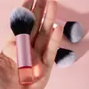 Brocha de Maquillaje para Polvo Suelto Transfronteriza, Brocha para Rubor en Polvo, Brocha para Polvo de Uñas, Herramienta de Belleza de Mango Corto al por Mayor para Fijar el Maquillaje