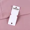 Tarjetas Plegables para Collares de Cartulina Blanca al por Mayor en Stock, Tarjetas de Exhibición para Empaquetar Colgantes de Cadena para Suéteres, Tarjetas para Joyería de Plata S925