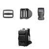 Accesorios Bolsa de Plástico Hebilla Ajustable Hebilla Doble de Cuatro Pasadores Hebilla de Correa Hebilla de Escalera Ajustable para Bolsa Hebilla de Plástico