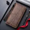 Carteira Longa Masculina 2026 Novo Modelo Porta-Cartões Múltiplos Carteira de Couro com Zíper Grande Capacidade Porta-Cartões Carteira Masculina Venda Quente de Comércio Exterior Masculino