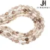 Jinghui Accesorios de Cristal DIY Accesorios Cristal de Cabello de Cobre Natural con Forma 4m-8m Cuentas Irregulares Joyería Semi-terminada