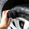 Fabricantes de esponjas para encerar pneus de rodas de carro atacado esponja de enceramento para mão onda de alta densidade pincel de esponja para enceramento de couro