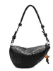 Bolsa com Padrão Trançado para Mulheres 2026 Nova Bolsa de Ombro/Axila de Nicho Bolsa Transversal Fashionável Versátil Bolsa de Selim de Alta Qualidade