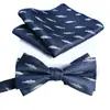 Gravata Borboleta, Lenço Quadrado de Flores, Terno de 2 Peças, Jacquard Novo Estilo, Roupa Formal Masculina, Moda, Casual, Negócios, Executivo, Noivo, Casamento