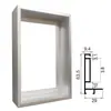 Moldura de alumínio simples, perfil de moldura de foto, moldura para pintura a óleo, moldura de pintura tridimensional, moldura para pintura a óleo digital, moldura