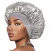 Comercio exterior transfronterizo de Amazon pañuelo de cabeza de ala ancha alta elasticidad gorro de belleza gorro de ducha gorro para el cuidado del cabello gorro de dormir de satén para mujer