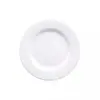 Plato para Comida Rápida A5 Imitación Porcelana, Vajilla Redonda Específica para Restaurante y Hotel, Plato Creativo, Plato Profundo de Plástico Comercial para Salteados