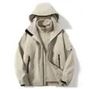 Chaqueta cortavientos e impermeable termosellada de fabricación a medida, estándar nacional, con logo impreso o bordado, adecuada para montañismo, senderismo y otras actividades al aire libre