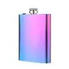 Termo de acero inoxidable de 8 oz transfronterizo, termo dorado portátil para exteriores, termo colorido para regalo, venta al por mayor de artículos para vino rusos