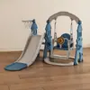 [Escada para Bebê com Escorregador para Uso Familiar Interno e Externo, Balanço para Crianças, Piscina de Bolinhas para Bebê, Bolas Oceânicas]